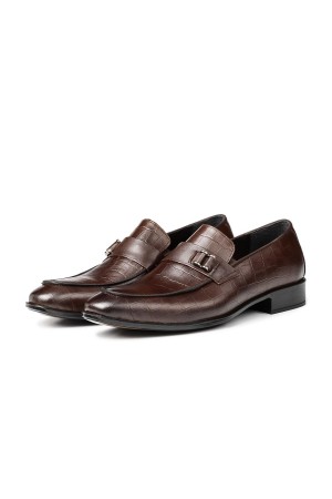 Ducavelli Swank Genuine Leather Men's Classic Shoes Brown