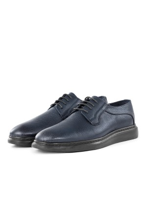 Ducavelli Enkel Genuine Leather Men's Casual Classic Shoes Blue