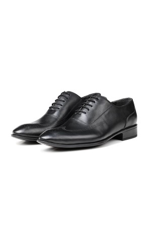 Ducavelli Stylish Genuine Leather Men's Classic Shoes Black