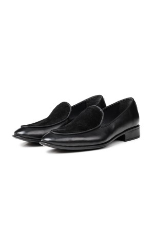 Ducavelli Elegant Genuine Leather Men's Classic Shoes Black