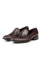 Ducavelli Smug Genuine Leather Men's Classic Shoes Brown