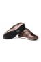 Ducavelli Ostrich Plane Genuine Leather Men's Casual Shoes Brown