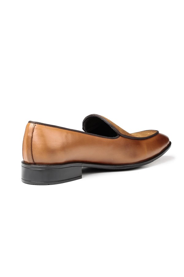 Ducavelli Elegant Genuine Leather Men's Classic Shoes Brown