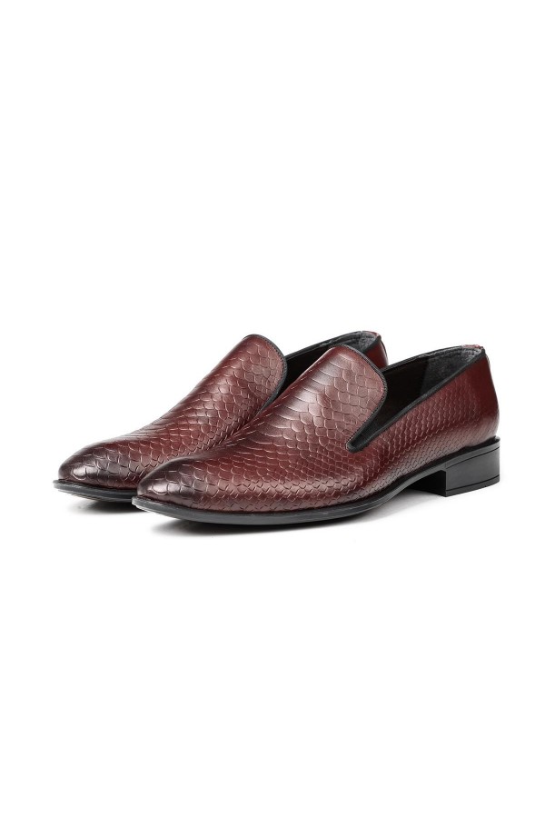Ducavelli Alligator Genuine leather Shoes Brown