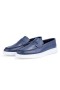 Ducavelli Trim Genuine Leather Men's Casual Shoes Loafer Shoes Blue