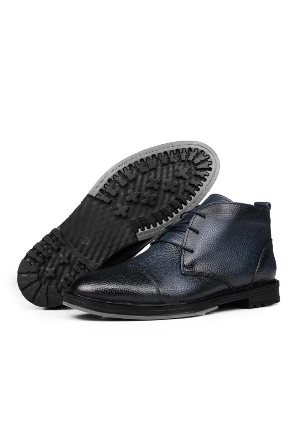 Ducavelli Birmingha Genuine leather Boots Blue