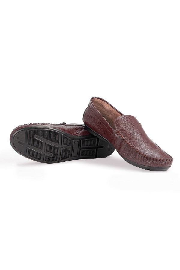 Ducavelli Attic Genuine Leather Casual Shoes Brown