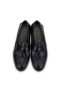 Ducavelli Tassel Genuine Leather Men's Classic Shoes Navy Blue